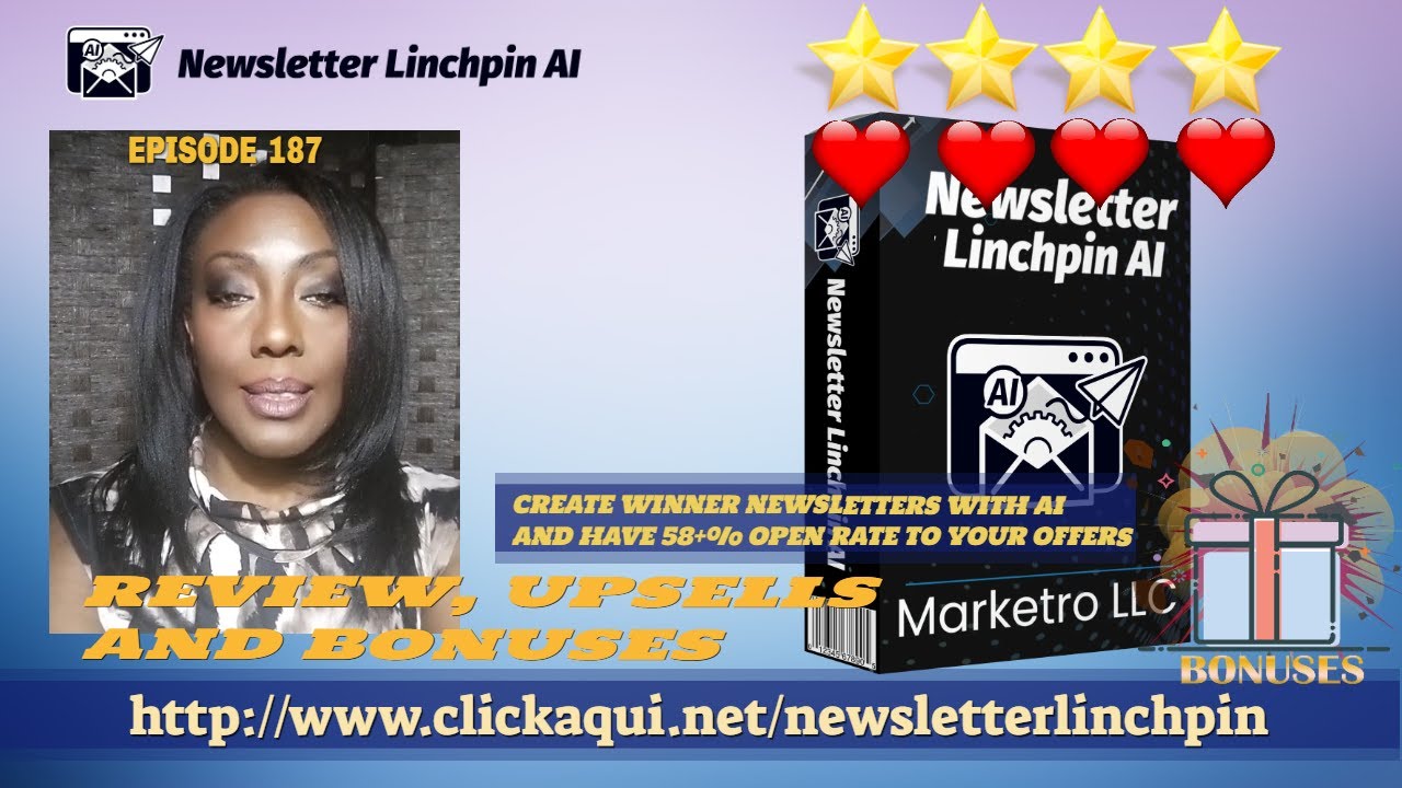 Newsletter Linchpin AI Discount – Use Chat GPT to build your newsletters with high open rate